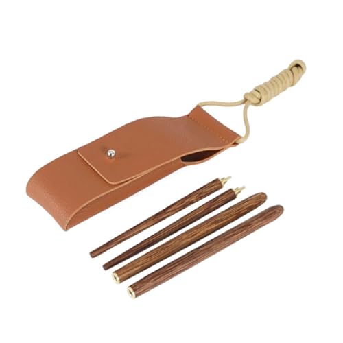 TOGEVAL 便携式折りたたみ箸 木製リユーザブル携帯箸 バッグ付き 軽量割式アウトドア用キャンプピクニック用食器