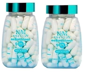 HerSkin Nekothione 9 in 1 by Kat Melendez, 2 Pack, 60 Capsules Each Bottle