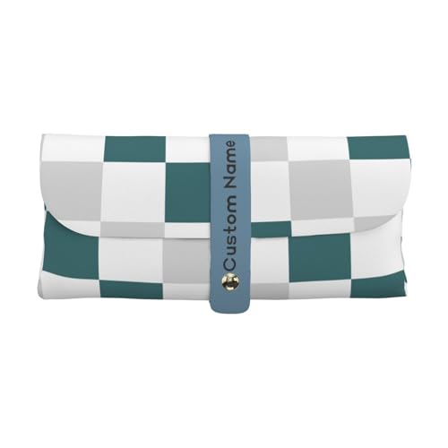 EastSail Estojos de óculos personalizados bolsa de óculos personalizada adicione seu nome bolsa de óculos personalizada presente para mulheres homens, Estilo 5, tamanho �nico
