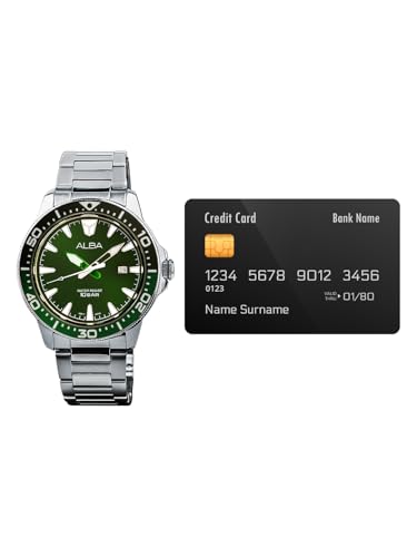 Image of ALBA Dark Green Dial Quartz Watch-AS9T93X1