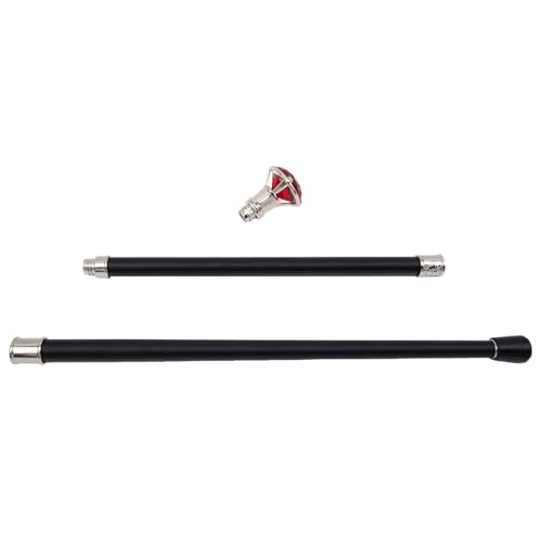 ダイヤモンド型 折りたたみ杖 快適 超軽量 男性用 女性用 コスプレ 装飾杖 杖先ゴム付 折り畳み杖 携帯に便利 学園祭 文化祭 ホワイト 93cm/36.6in