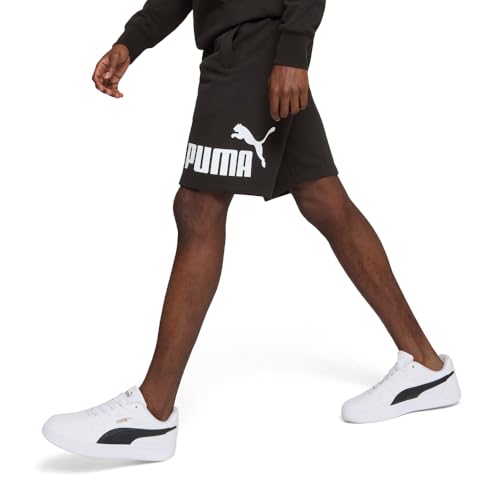 PUMA Mens Big Logo Fleece 10" Shorts (Available in Big & Tall)3