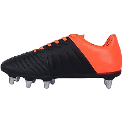 Kooga Men Power SG Rugby Boots Black/Orange 9 (43) Cover
