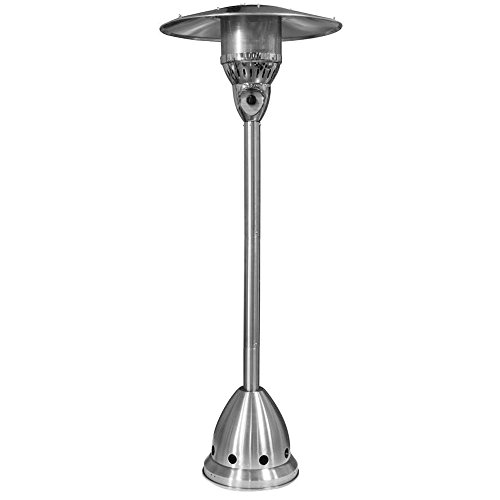 Garden Sun GS4150NGSS 41,000 BTU Floor Standing Natural Gas Powered Outdoor Patio Heater