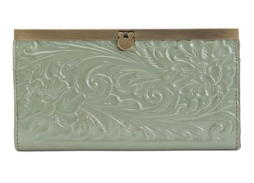 Patricia Nash Cauchy Tooled Sage Wallet