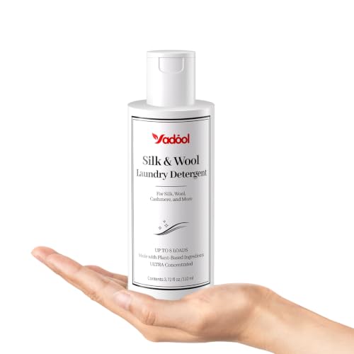 Silk & Wool Laundry Detergent, PH Neutral Cashmere Detergent, Double Concentrated Wash Shampoo for...
