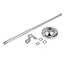 Ruilogod 2Set 30cm Long 9.4mm Outer Dia Aluminum Pendant Light Downrod w Mounting Part (id: 125 e80 8cd 4af dbc