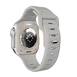 Keybudz for Apple Watch バンド 超高耐久性 FKM素材 49/46/45/44mm 対応 【Ultra 3-1, Series 11-1, SE 3-1】 ジャーニー ウォッチバンド [ 素早く着脱 UV耐性コーティング スポーツ アウトドア 交換ベルト ] アップルウォッチ用 バンド KB27602AW ストーングレー【国内正規品】