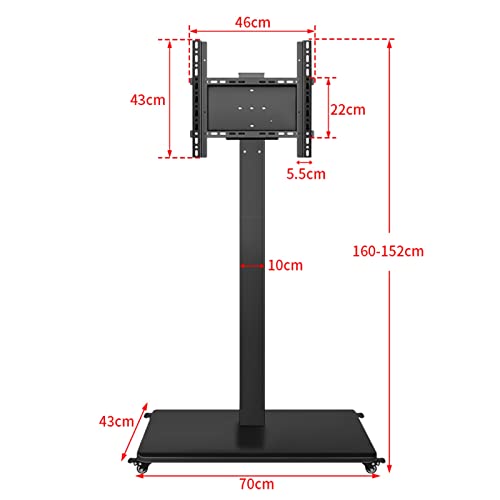 Soporte móvil con ruedas para TV de 32 a 55 pulgadas miniatura 2