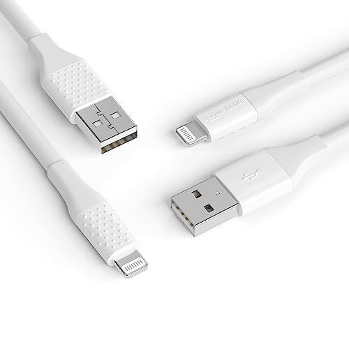Amazon Basics - 1-Pack USB-A to Lightning ABS Charger Cable, MFi Certified for Apple iPhone 14 13 12 11 X Xs Pro, Pro Max, Plus, iPad, 10,000 Bend Lifespan, 10 Foot, White - Image 5