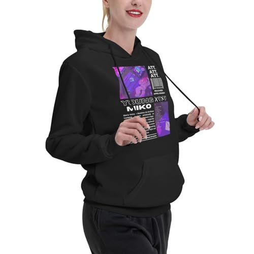 Unisex Classic-Fit Long Sleeve Drawstring Hoodies Pullover Sweatshirt4
