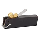 Fafeicy Herramienta Manual para Cepilladora de Madera, Acero de Alta Velocidad de ébano para Recortar y Biselar, Compacta y Liviana para Proyectos de Carpintería