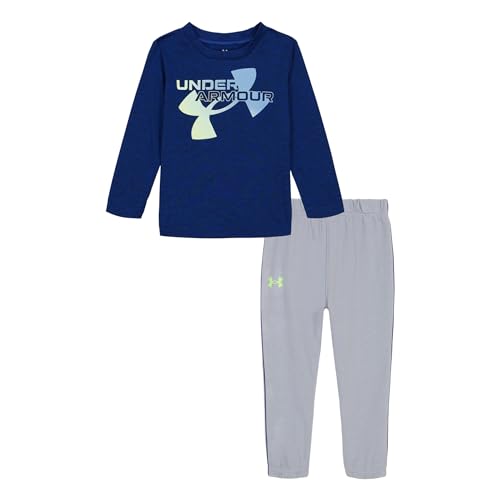 Image of Under Armour Boys' 2-piece Long Sleeve Graphic T-Shirt and Joggers Set