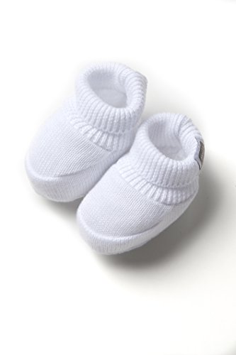 Scarpine in maglia 100% cotone per bambini colore: bianco  Minutus