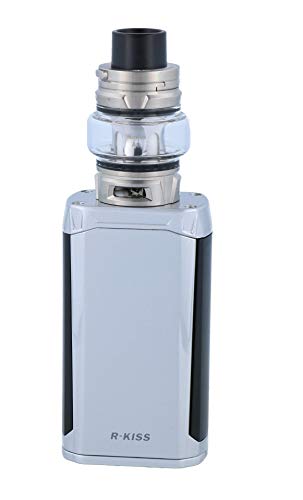 Smok R-Kiss E Zigarette Set | R-Kiss 200 Watt | TFV8 Baby V2 Verdampfer | 2x Baby V2 Heads - Farbe: silber-schwarz – Bild 4