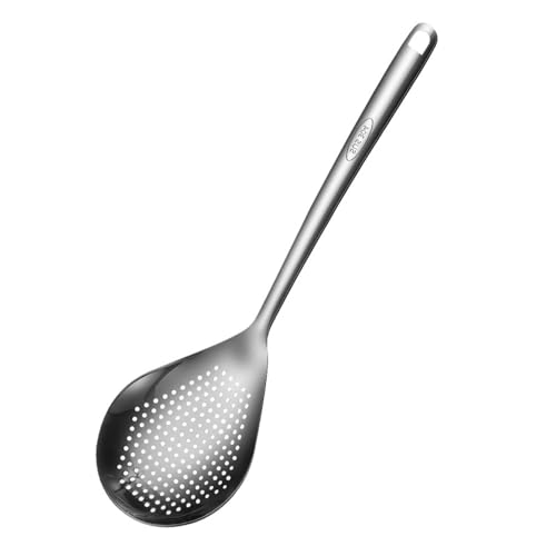 Cuchara ranurada de acero inoxidable para cocina, escurridores, coladores, coladores, escurridores de cocina