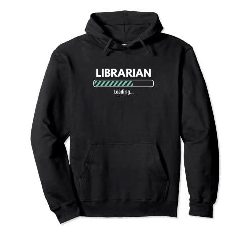 Librarian Loading Studying Library Sudadera con Capucha