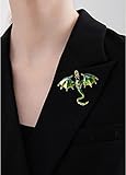 Zoom IMG-1 enamel dragon brooch vintage punk Zoom IMG-1 enamel dragon brooch vintage punk