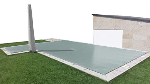 International Pool Protection Winter Pool Tarpaulin 7,8 x 9,8 grey/grey
