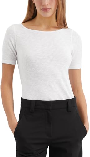 Marc O'Polo Damen B01226151399 T-Shirt, Weiß, S EU