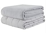 Degrees of Comfort Weighted Blanket 25 Pounds Queen Size for Adults with Removable Cover, Heavy...