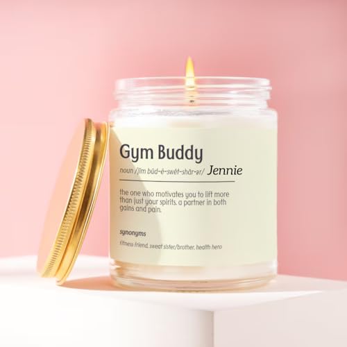 Gym Buddy Funny Gift Candle for Friends