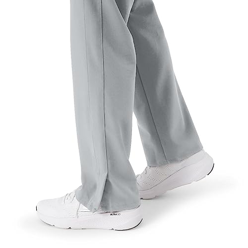 Image of ave. Women's Varick Six Pocket Midrise Straight Leg Scrub Pant in Gray, XXS