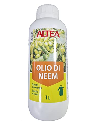 Altea Huile de NEEM Remède 100% Naturel Bio Protection Plantes et Jardin Contre Acariens Coccinille Punaises de lit 1 LT