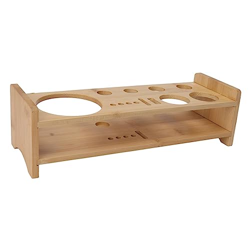 Soporte de bambú para kit de barman ideal para el mostrador 5