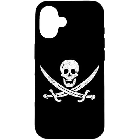 Jolly Roger Pirate Flag iPhone 16 Case Cover