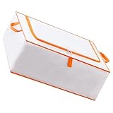 Gatuida 防塵防潮大容量収納バッグ ジッパー付き 透明 雑貨や衣類整理に 家用引っ越し便利な収納袋