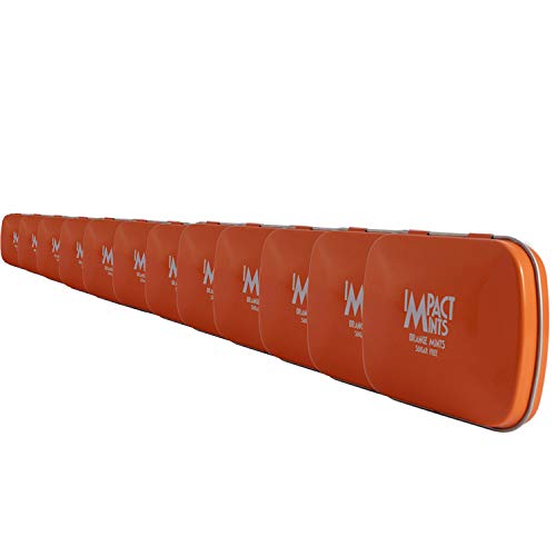 Image of Impact Products Sugar Free Mints Orange 14g - Pack of 12, 168 g