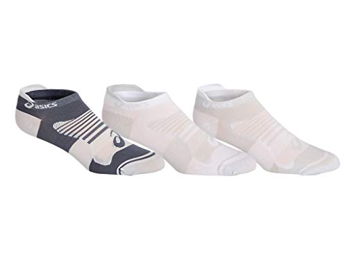 ASICS W Quick Lyte Plus 3pk, Brilliant White/Performance Black, Large