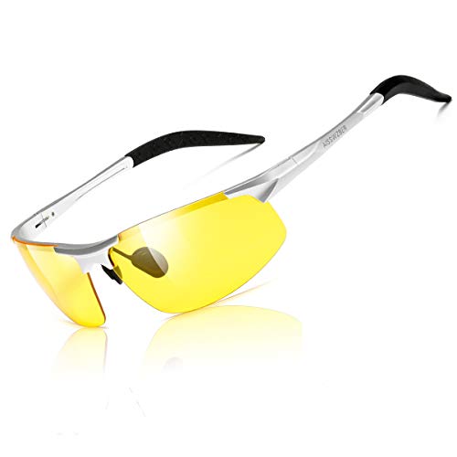 Image of Mens Sports Polarized Sunglasses Driving Metal Frame UV Protection Sunglasses For Men 8177