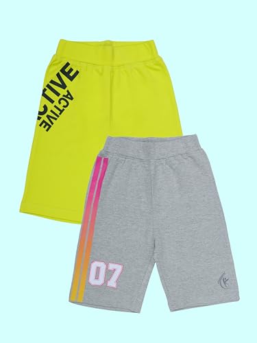 Image of KiddoPanti Girls Knee Length Cycling Shorts Pack of 2