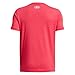 Under Armour Boys' Team Issue Wordmark Short Sleeve, (989) Lava Red / / Cardinal, Medium