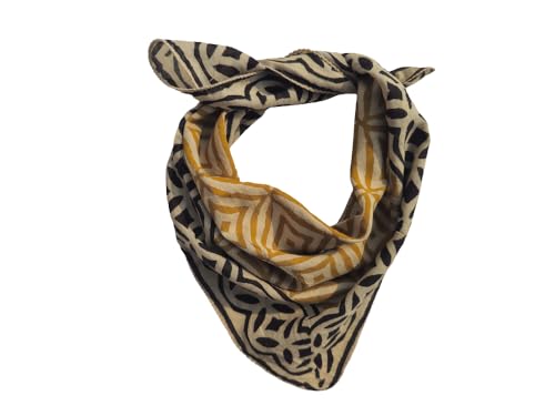 100% Cotton Bandanas Bohemian Style Cotton Neck Scarf Neckerchief Cotton Square Scarf Gift Handkerchief Ethnic Bandana