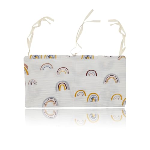 COYUN Bébé Lit Suspendu Sac De Rangement Organiseur De Chambre De Bébé Suspendu, Organisateur De Lit De Bébé 2 En 1,Organisateur Lit Bebe, Peut Contenir Couches, Des Jouets Et Des Vêtements