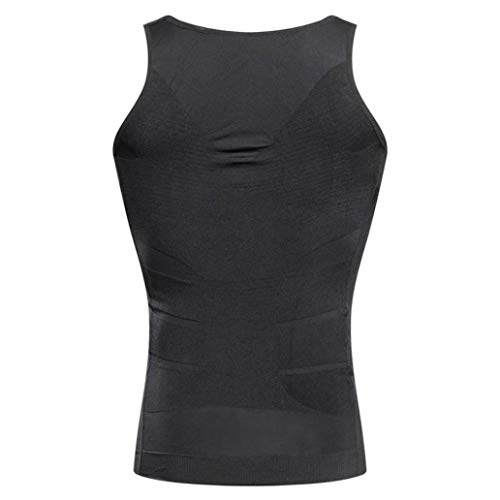 Capa base de compresión para hombre que aplana el abdomen y define la silueta deportiva
