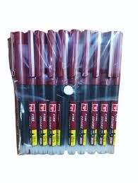 Image of MSGH Figo Fine Roller Pen (Brown Pen(Pack of 10pcs))