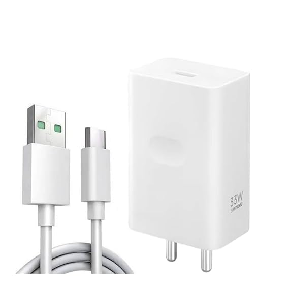 Image of Original 33W Charger SUPERVOOC Fast Charging Adapter Compatible with F19 Pro /F23 5G /F21 Pro /F21s Pro /A57e /A76 /A77s /A78 /A96 /F19 /F19s /K10 5G Adapter Only (Feb12)