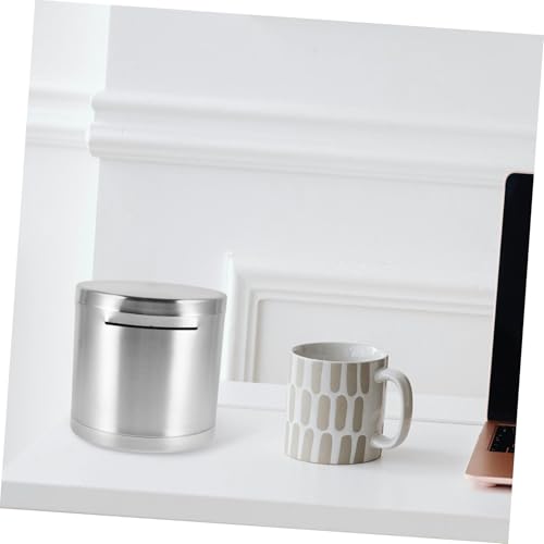 Hucha de acero inoxidable ERINGOGO para adultos diseño moderno miniatura 4