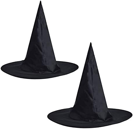 Chapeau De Sorcière Noir Isolé Sur Fond Blanc Avec Chemin De Découpage