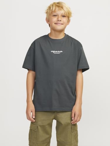 JACK&JONES JUNIOR JORVESTERBRO Tee SS Crew Neck Noos MNI T Shirt Garçon Forest RiverFit:Loose - vue 4