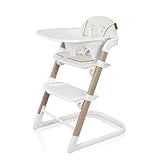 Evenflo RightSeat Multistage High Chair with Green & Gentle Seat Cushion, Butter Cream