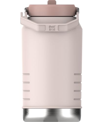 Image of Stanley IceFlow 2.0 Flip Straw Jug with Handle 96 oz | Twist On Lid and Flip Up Straw | Leakproof for Travel and Sports | Insulated Stainless Steel |BPA-Free | Rose Quartz