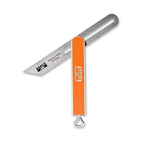 Bahco 8 inch 200 mm Sliding Bevel Stainless Steel Cover