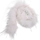 Écharpe en fausse fourrure – idéale avec différents vêtements, comme les doudounes, les manteaux d'hiver et bien plus , pour une touche mode