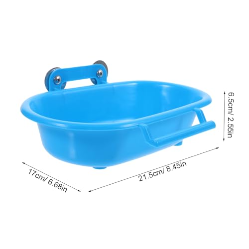 Image of Box Bird Bath Parrot Bathing Tub Bird Cage Hanging Bathtub Hanging Bathtub Bowl Bird Cage Bathtub Birds Bathtub Bowl Parrot Lovebird Parrot Water Shower Large Bird Drinker Pp
