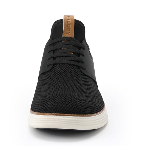 Image of VILOCY Mens Slip On Casual Dress Shoes Hands Free Fashion Sneakers Mesh Tennis Walking Work Shoes Comfortable Breathable Lightweight Non Slip